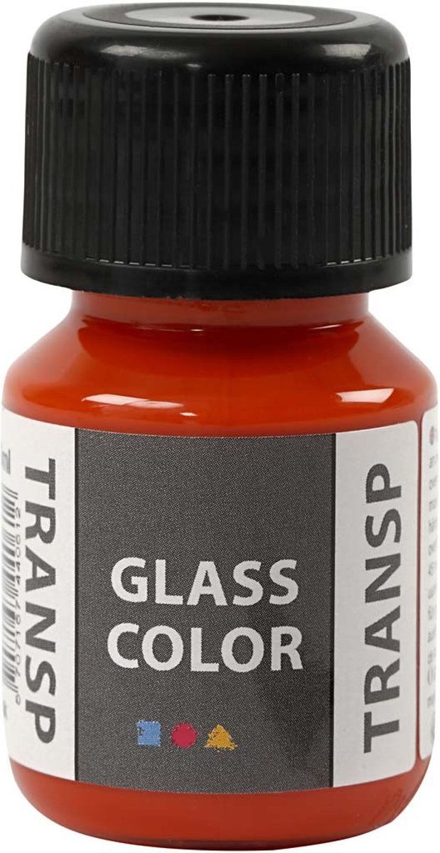 Glass Color Transparent, oranje, 35ml [HOB-31672]